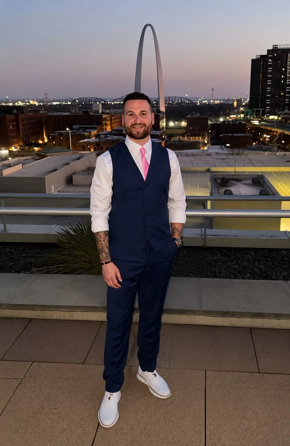 Brandon Anderson — Founder & CEO, in downtown St. Louis